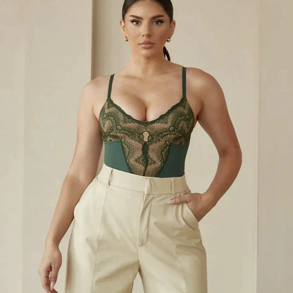 Sculpting Lace Shapewear Bodysuit